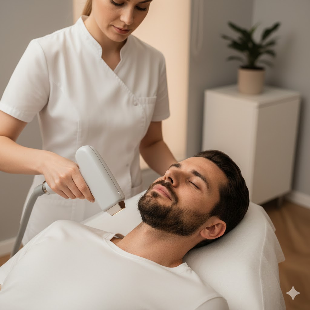 Epilation définitive à la lumière pulsée homme